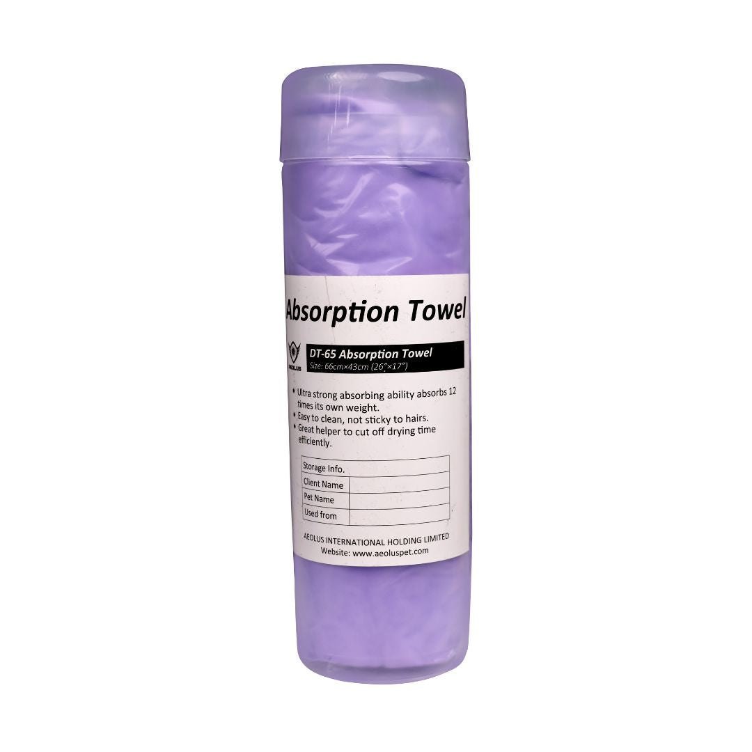 Super dry absorption towel purple 